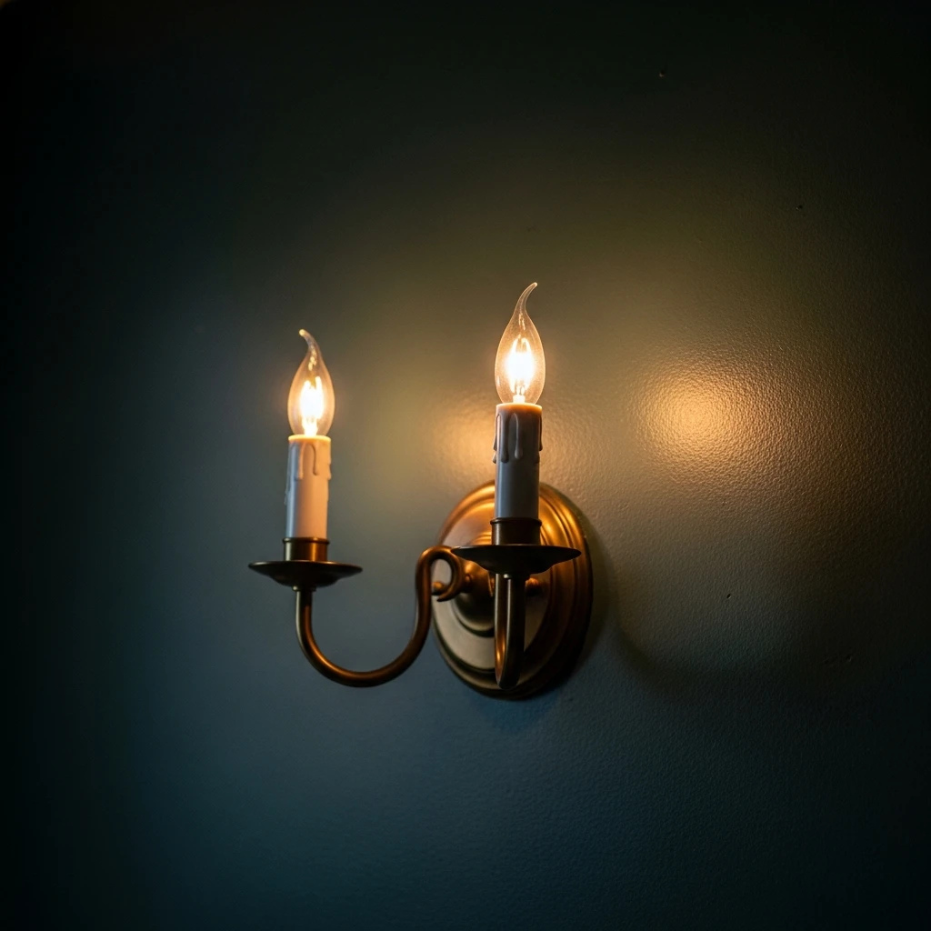 Electric Candle Wall Lights - 50 Cozy Moody Romantic Bedroom Ideas