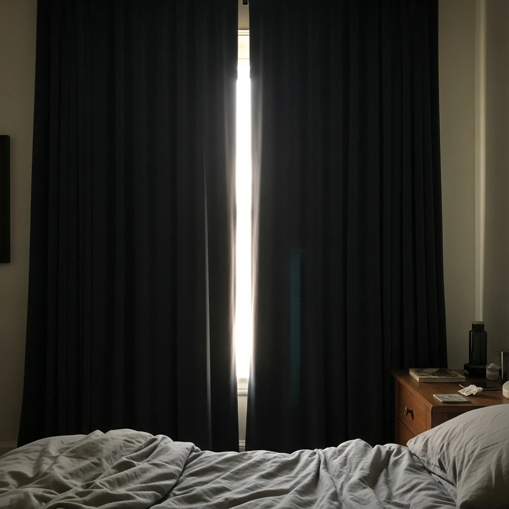 Dark Curtains Block Light - 50 Cozy Moody Romantic Bedroom Ideas