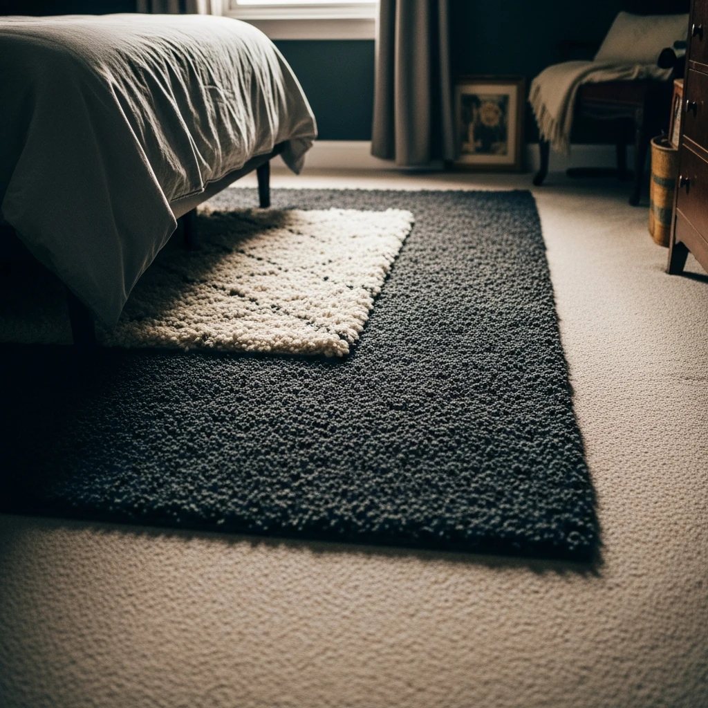 Layer Rugs for Warmth - 50 Cozy Moody Romantic Bedroom Ideas