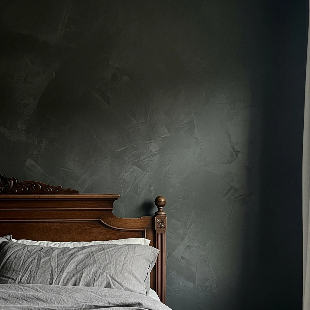 Plaster or Limewash Walls - 50 Cozy Moody Romantic Bedroom Ideas