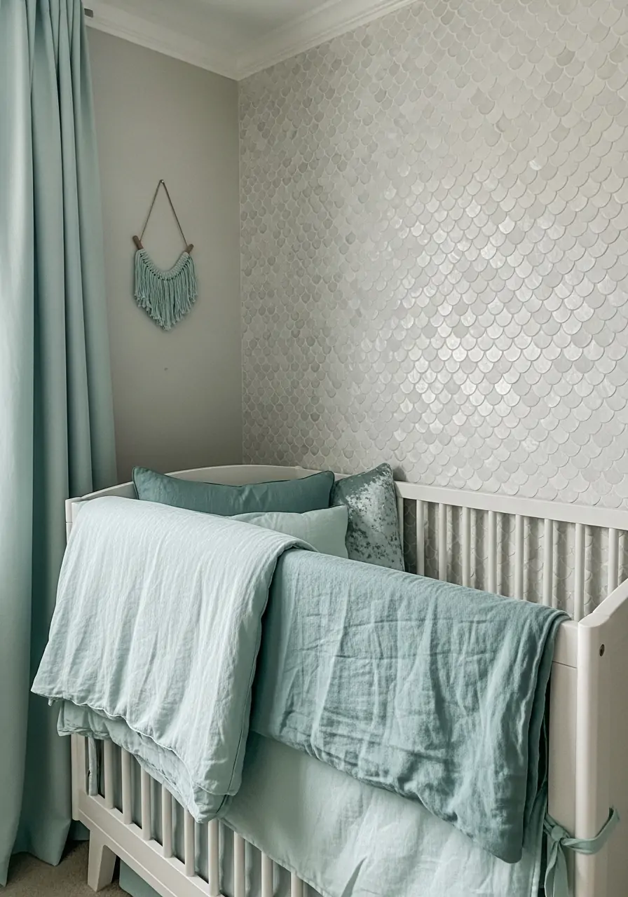 Mermaid Texture Decor - 50 nursery room decor ideas