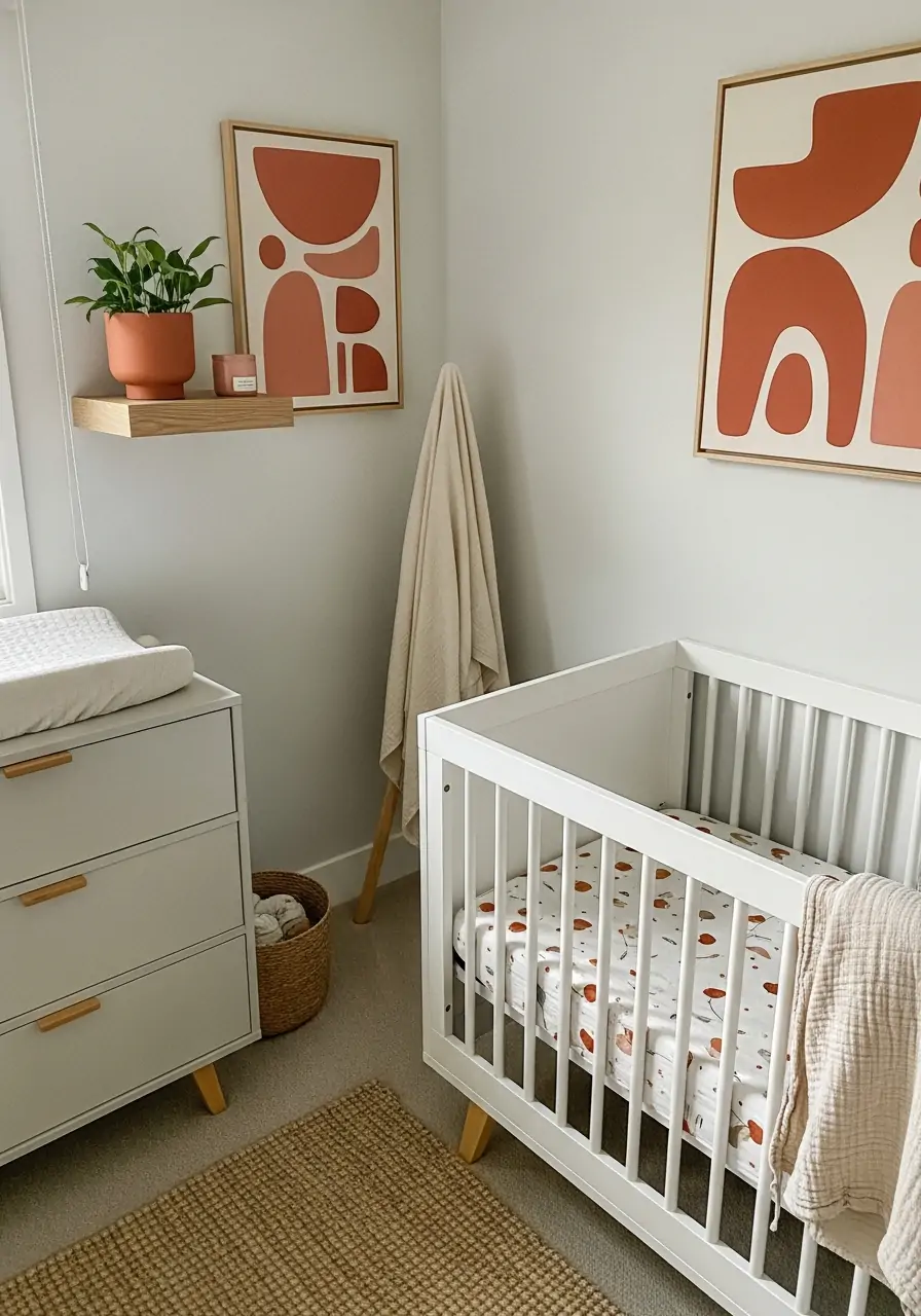 Terracotta Color Accents - 50 nursery room decor ideas