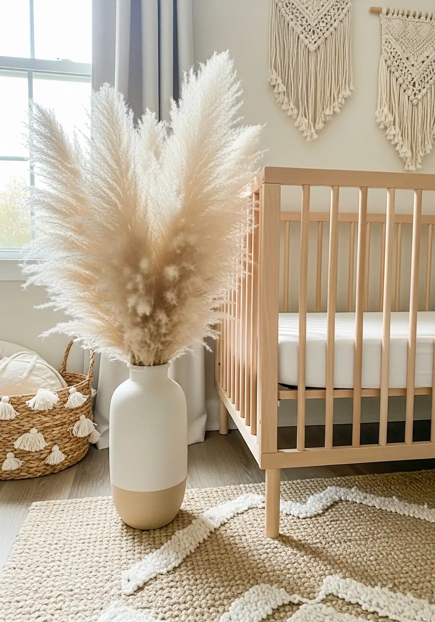 Pampas Grass Decor - 50 nursery room decor ideas