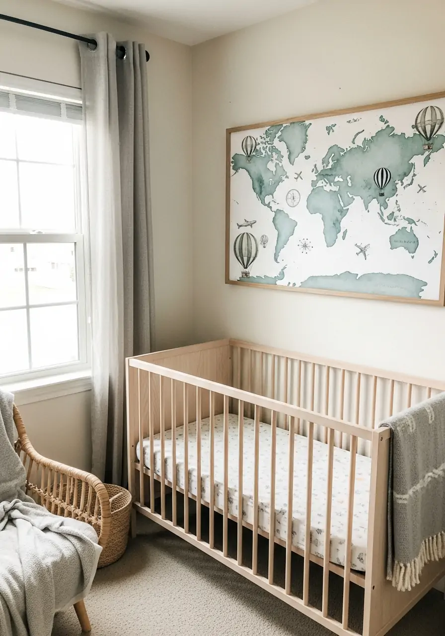 Travel Themed Decor - 50 nursery room decor ideas