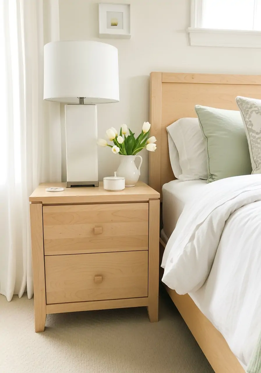 Light Wood Furniture - 50 Spring Bedroom Ideas for a Fresh Refresh