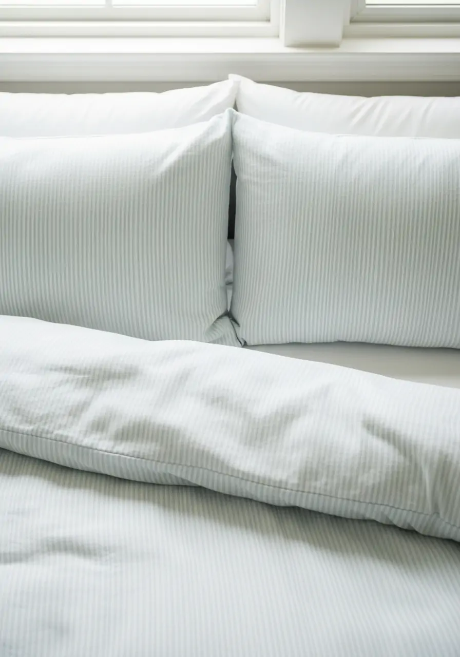 Pastel Striped Bedding - 50 Spring Bedroom Ideas for a Fresh Refresh