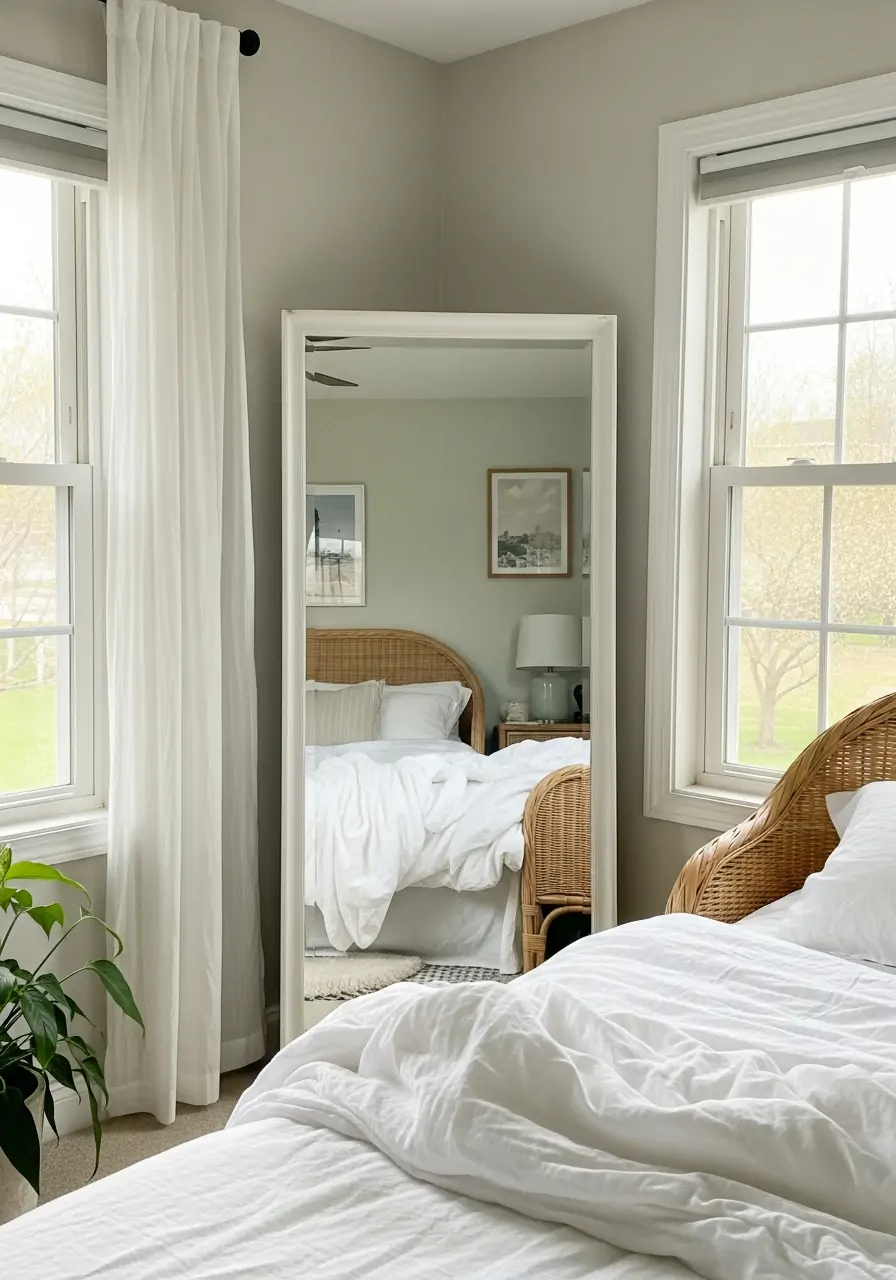 Light-Reflecting Mirrors - 50 Spring Bedroom Ideas for a Fresh Refresh