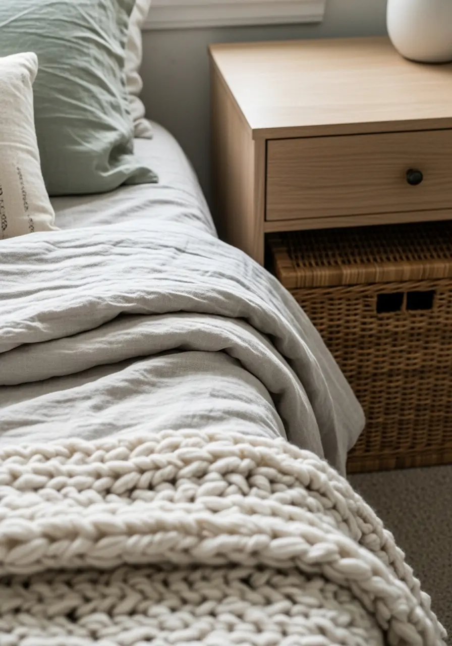 Natural Textures - 50 Spring Bedroom Ideas for a Fresh Refresh