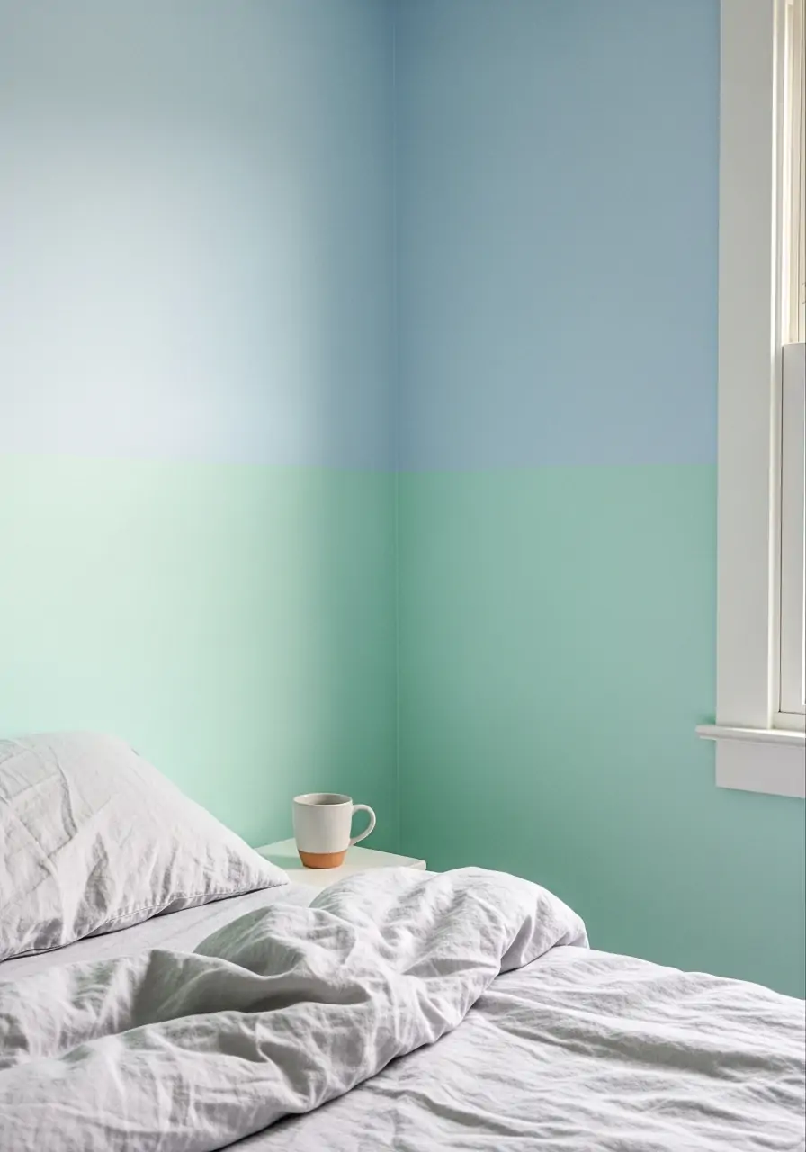 Color Blocking Walls - 50 Spring Bedroom Ideas for a Fresh Refresh