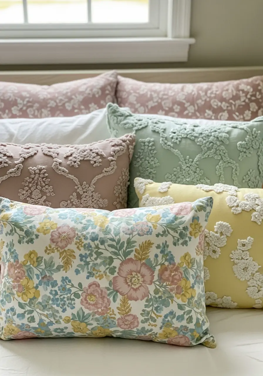 Spring Accent Pillows - 50 Spring Bedroom Ideas for a Fresh Refresh