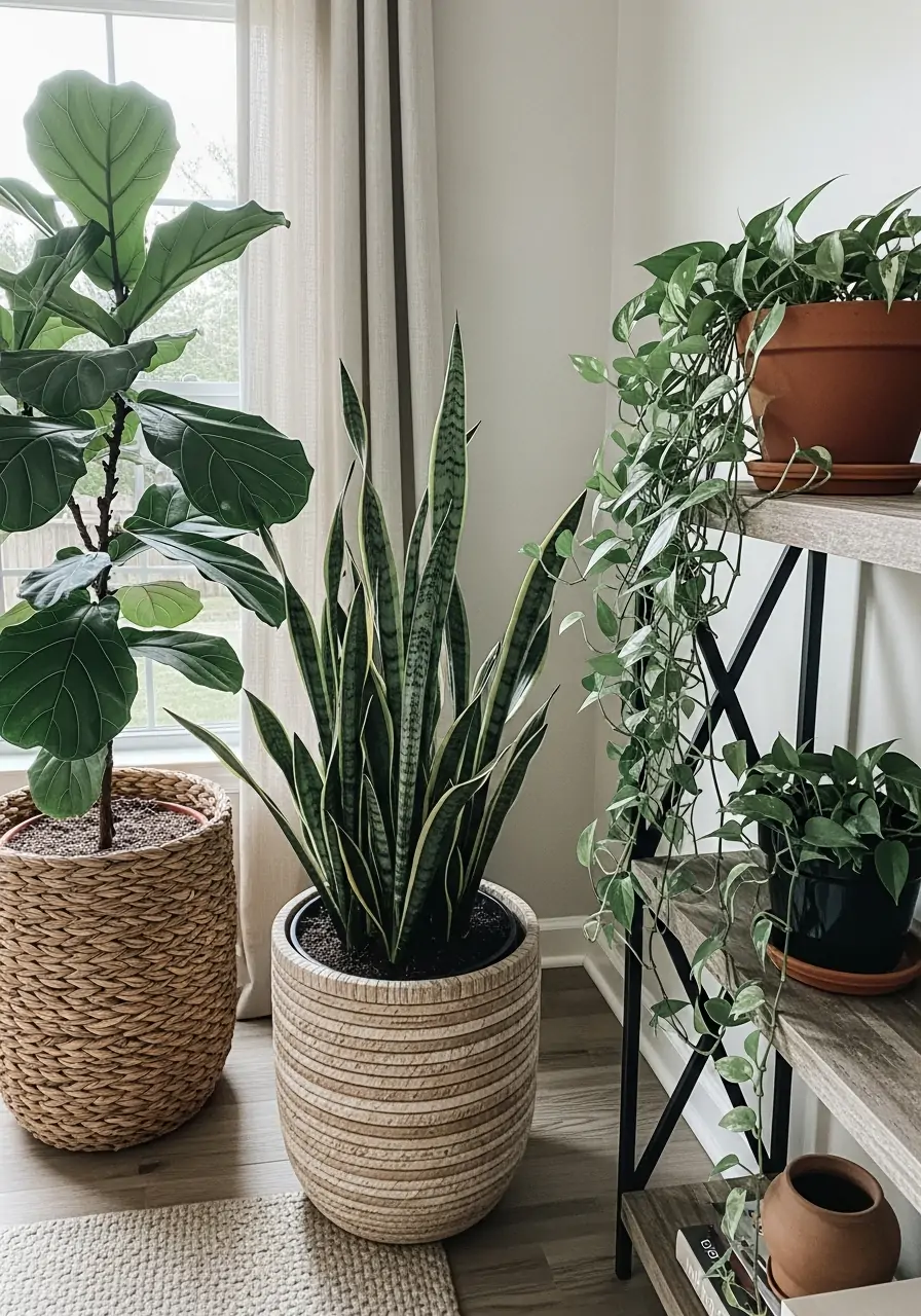 Indoor Green Plants - 50 Spring Decorating Ideas for the Home