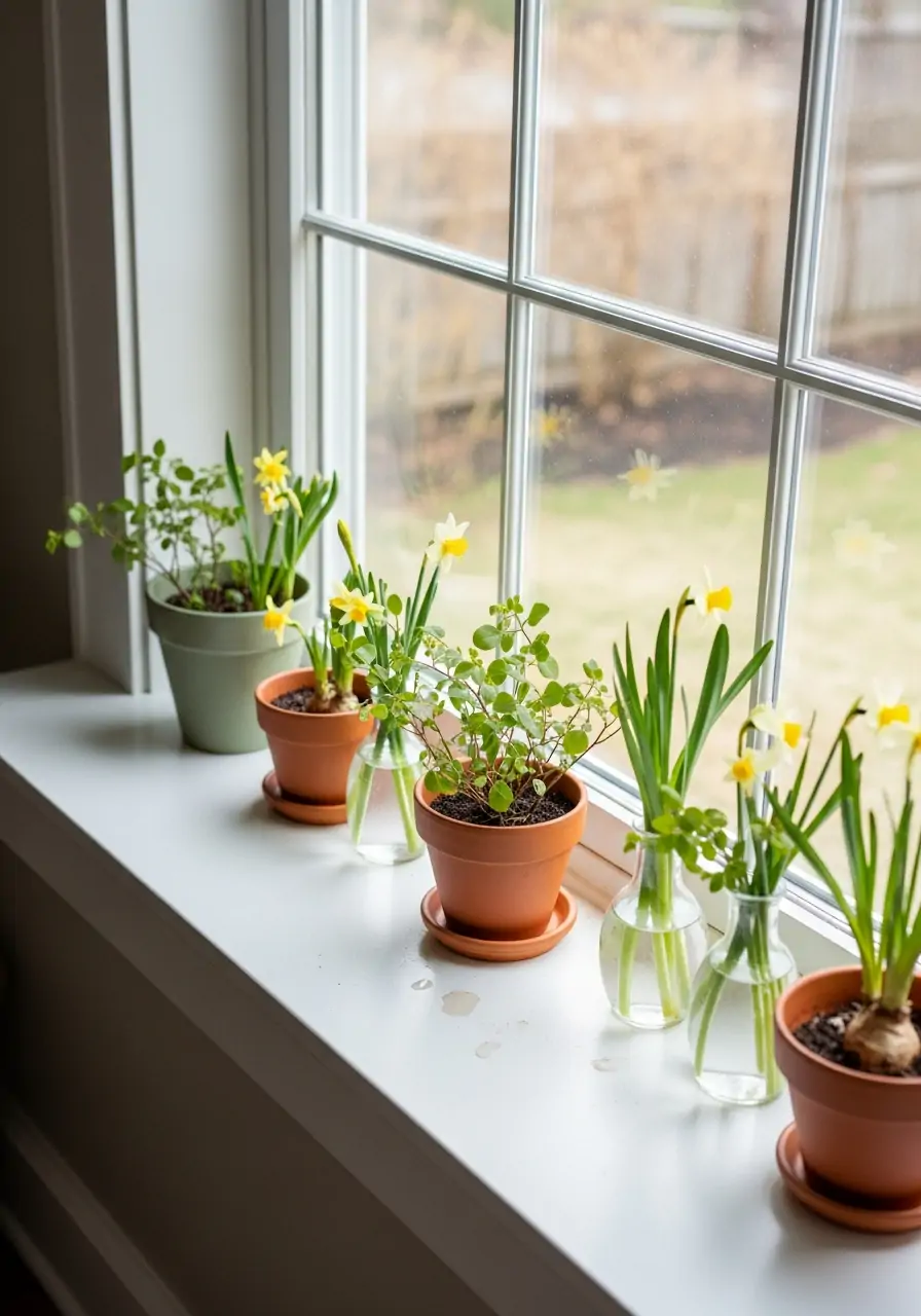 Window Sill Plants - 50 Spring Decorating Ideas for the Home