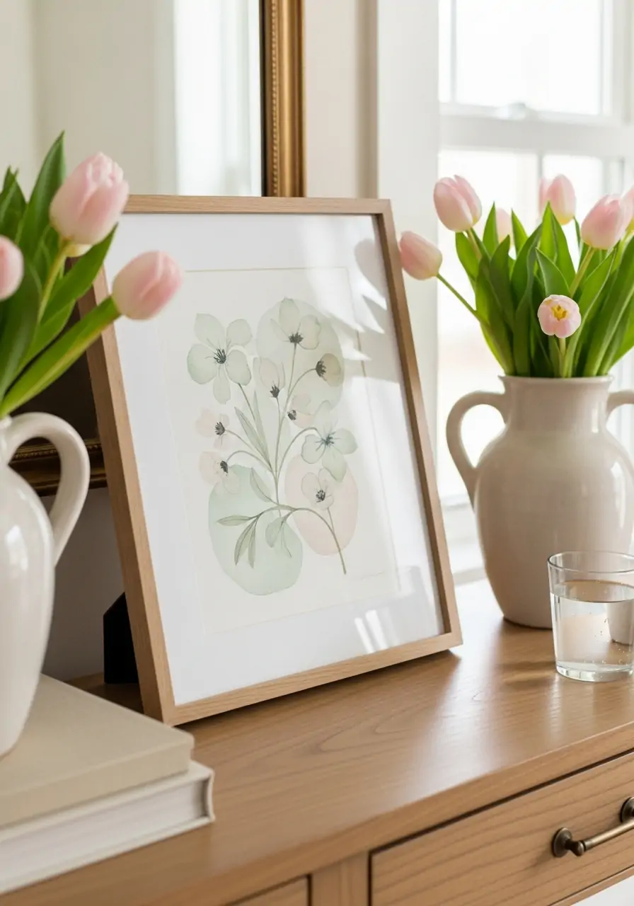 Nature-Inspired Artwork - 50 Spring Decorating Ideas for the Home