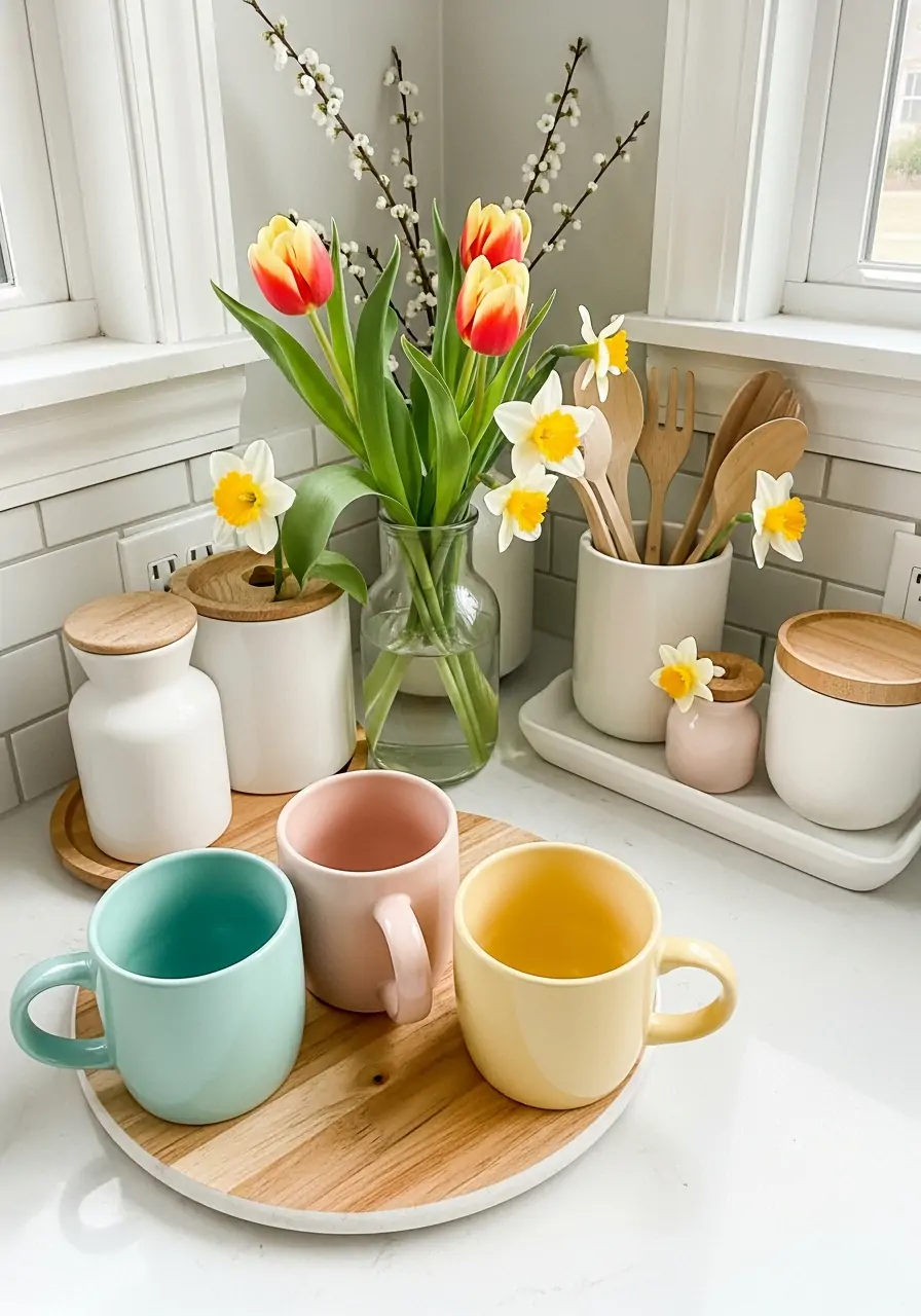 Coffee Station Styling - 50 Spring Decorating Ideas for the Home