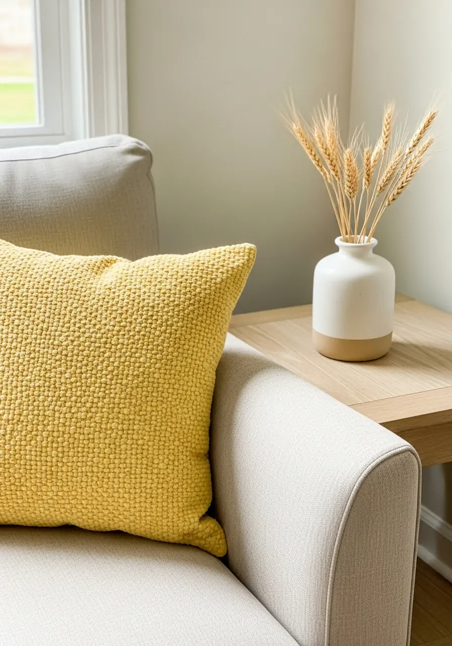 Soft Yellow Accents - 50 Spring Decorating Ideas for the Home