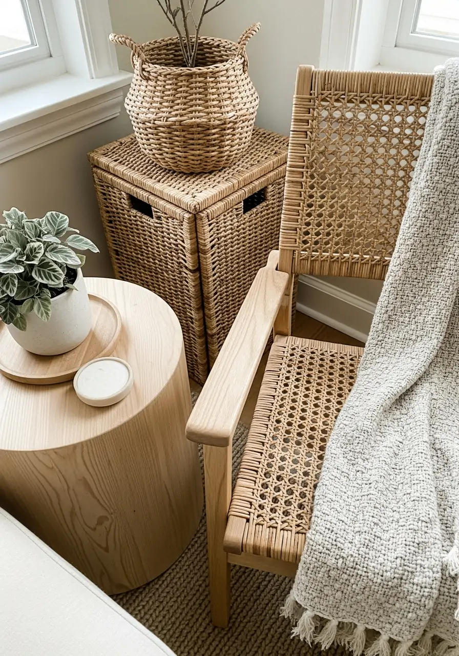 Natural Materials Decor - 50 Spring Decorating Ideas for the Home