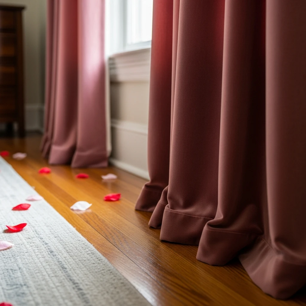 Curtains Kiss the Floor - 50 Simple, Budget-Friendly Ways to Create a Cozy, Romantic Bedroom