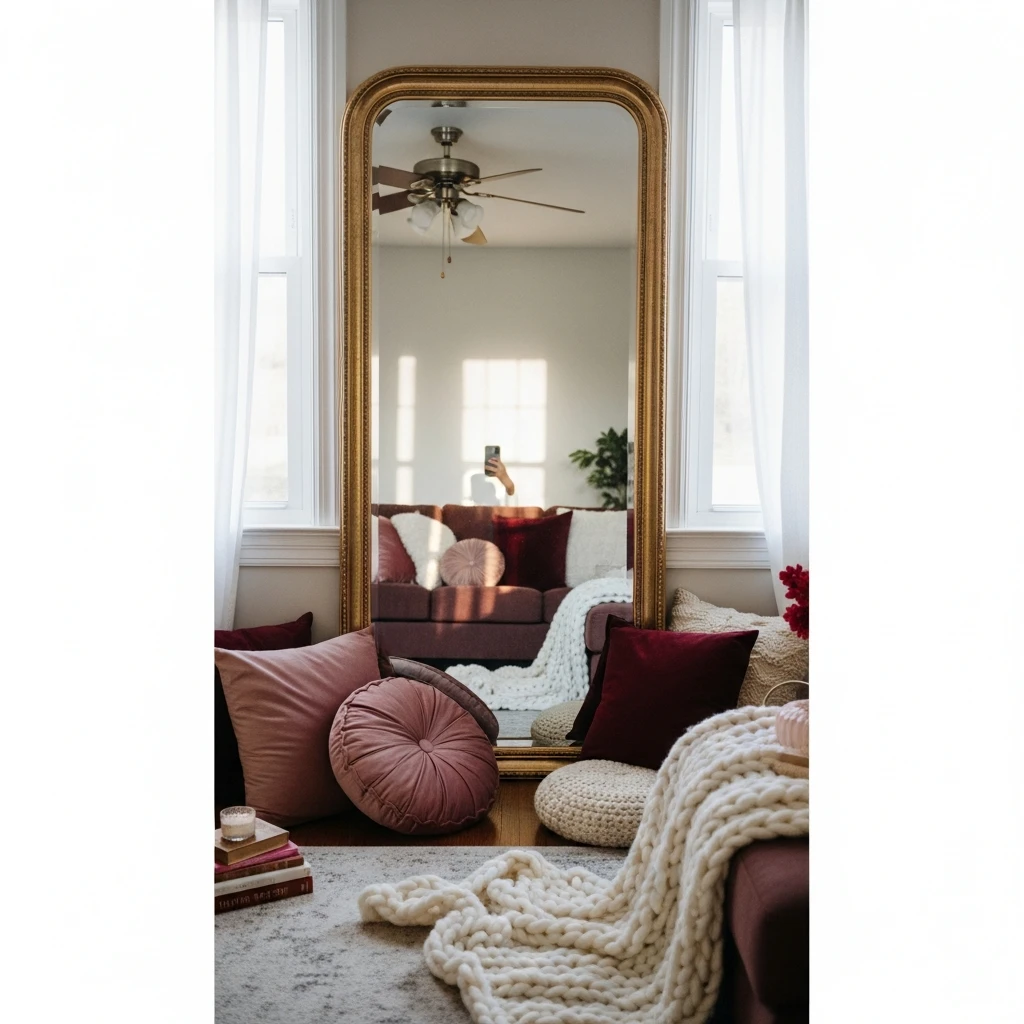Mirror to Bounce Light - 50 Simple, Budget-Friendly Ways to Create a Cozy, Romantic Bedroom