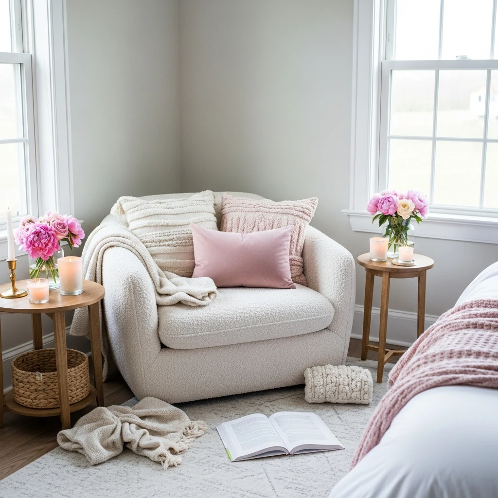 Soft Upholstered Seating - 50 Simple, Budget-Friendly Ways to Create a Cozy, Romantic Bedroom