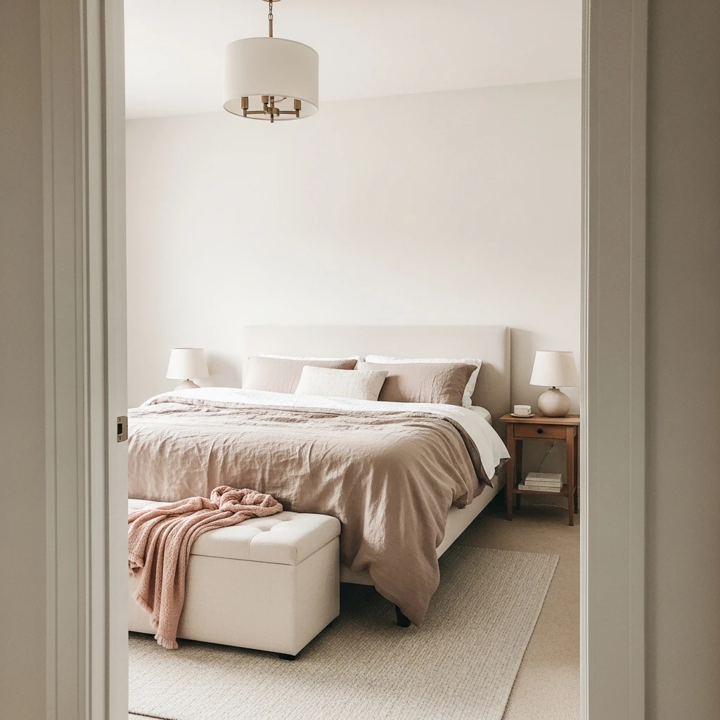 Minimalist Calm Bedroom - 50 Simple, Budget-Friendly Ways to Create a Cozy, Romantic Bedroom
