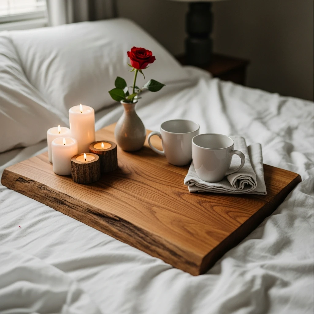 Warm Wood Tones Set Mood - 50 Simple, Budget-Friendly Ways to Create a Cozy, Romantic Bedroom