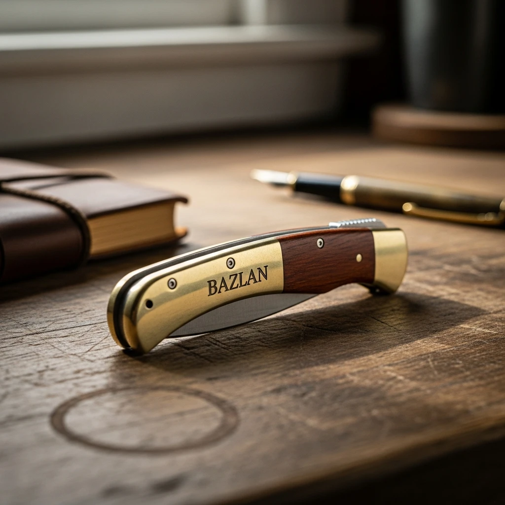 Practical Engraved Knife - 50 Simple, Budget-Friendly Valentine's Gifts He Will Actually Use