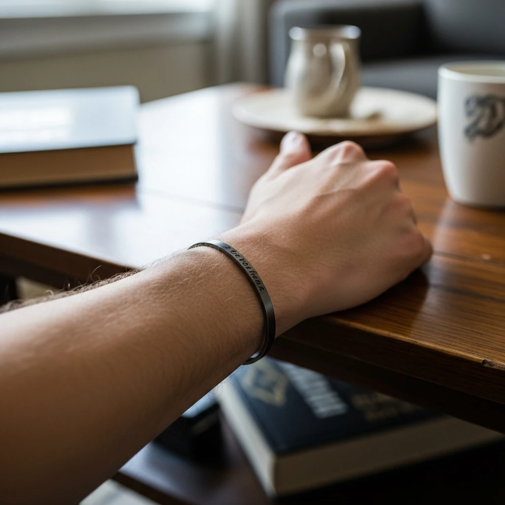 Minimal Engraved Jewelry - 50 Simple, Budget-Friendly Valentine's Gifts He Will Actually Use