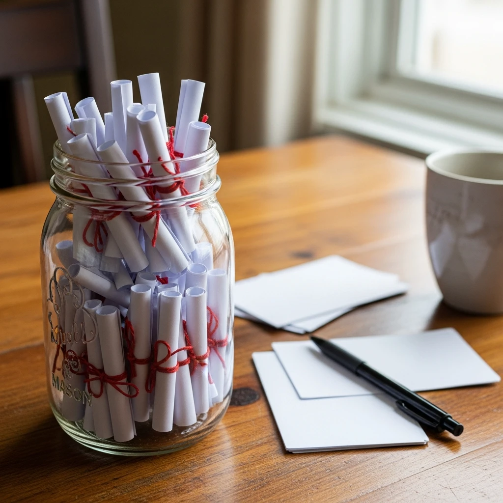 Jar of Memories - 50 Simple, Budget-Friendly Valentine's Gifts He Will Actually Use