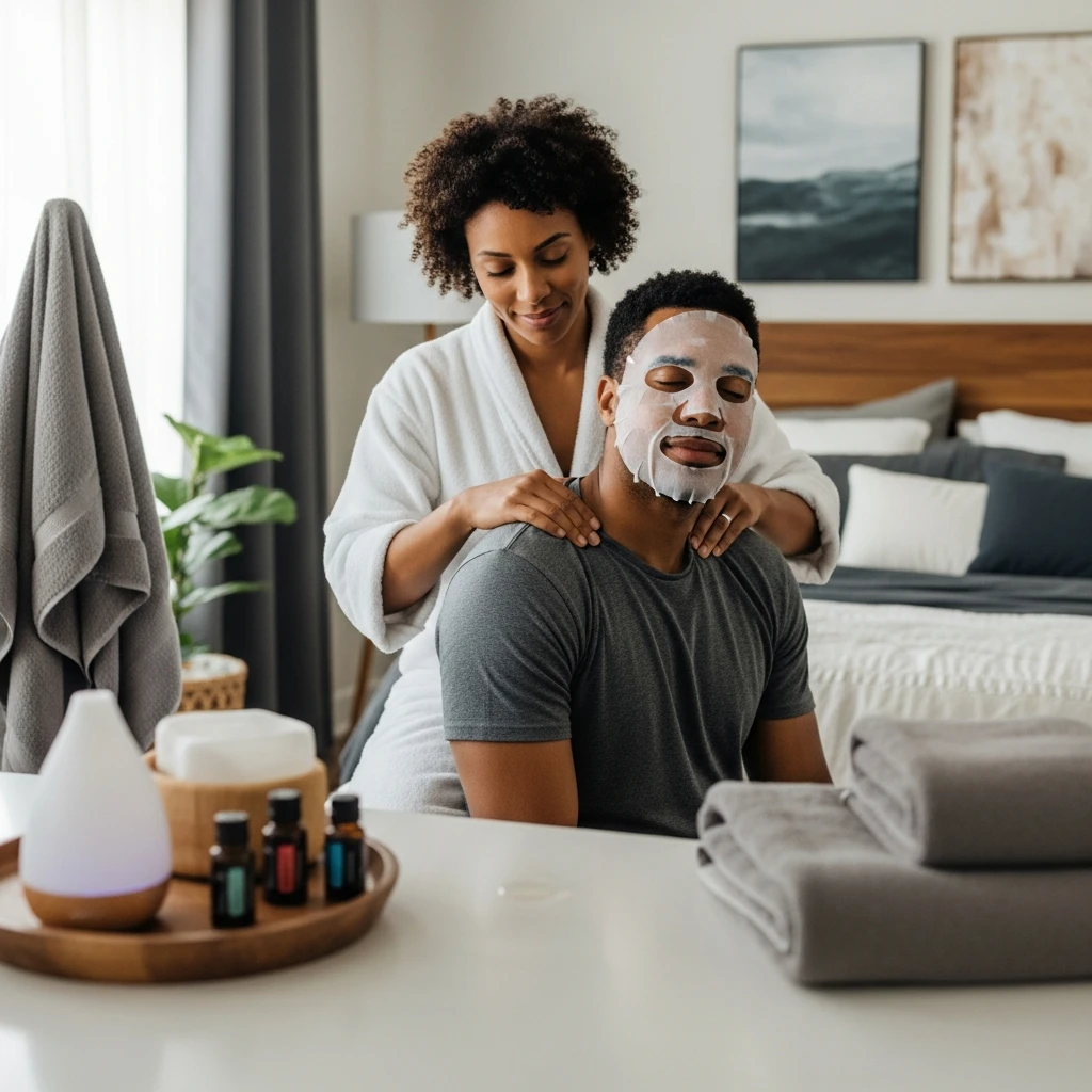 Relaxing Couples Spa - 50 Simple, Budget-Friendly Valentine's Gifts He Will Actually Use