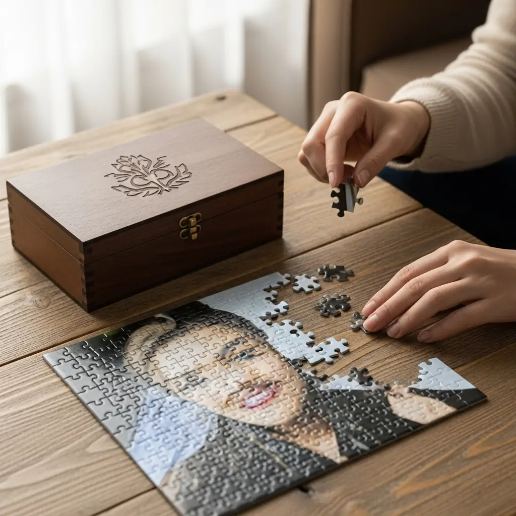 Custom Photo Puzzle - 50 Valentines Gift Ideas for Friends