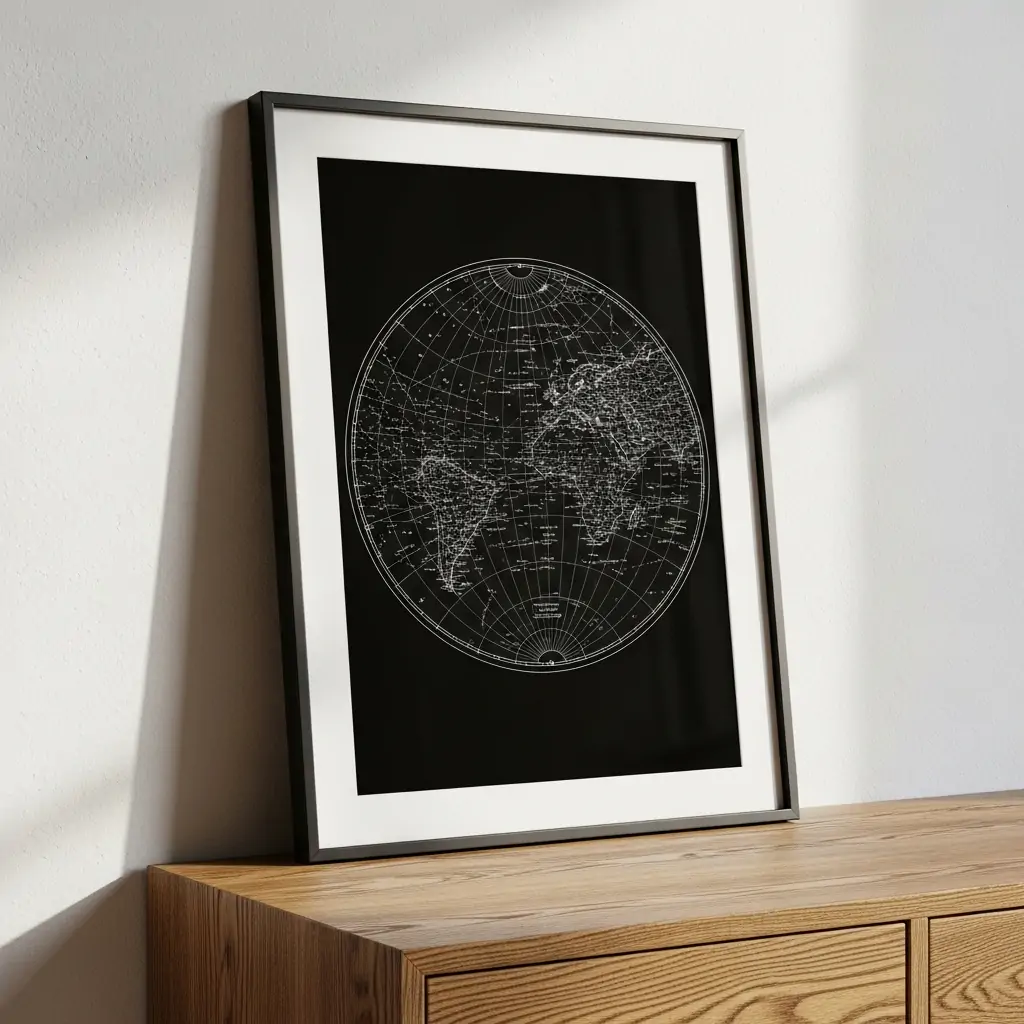 Star Map Print - 50 Valentines Gift Ideas for Friends