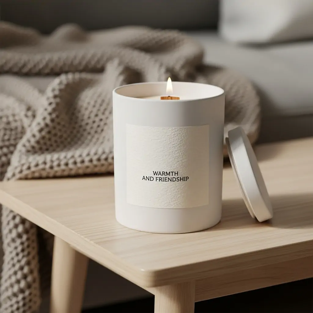 Friendship Candle Label - 50 Valentines Gift Ideas for Friends