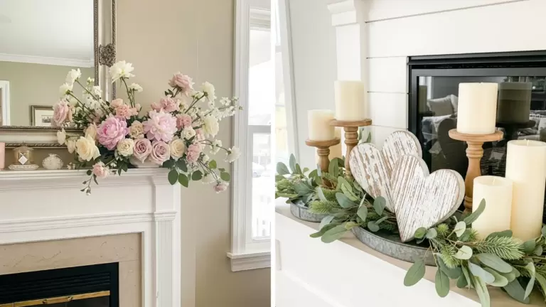 50 Romantic Valentine’s Mantel Decor Ideas