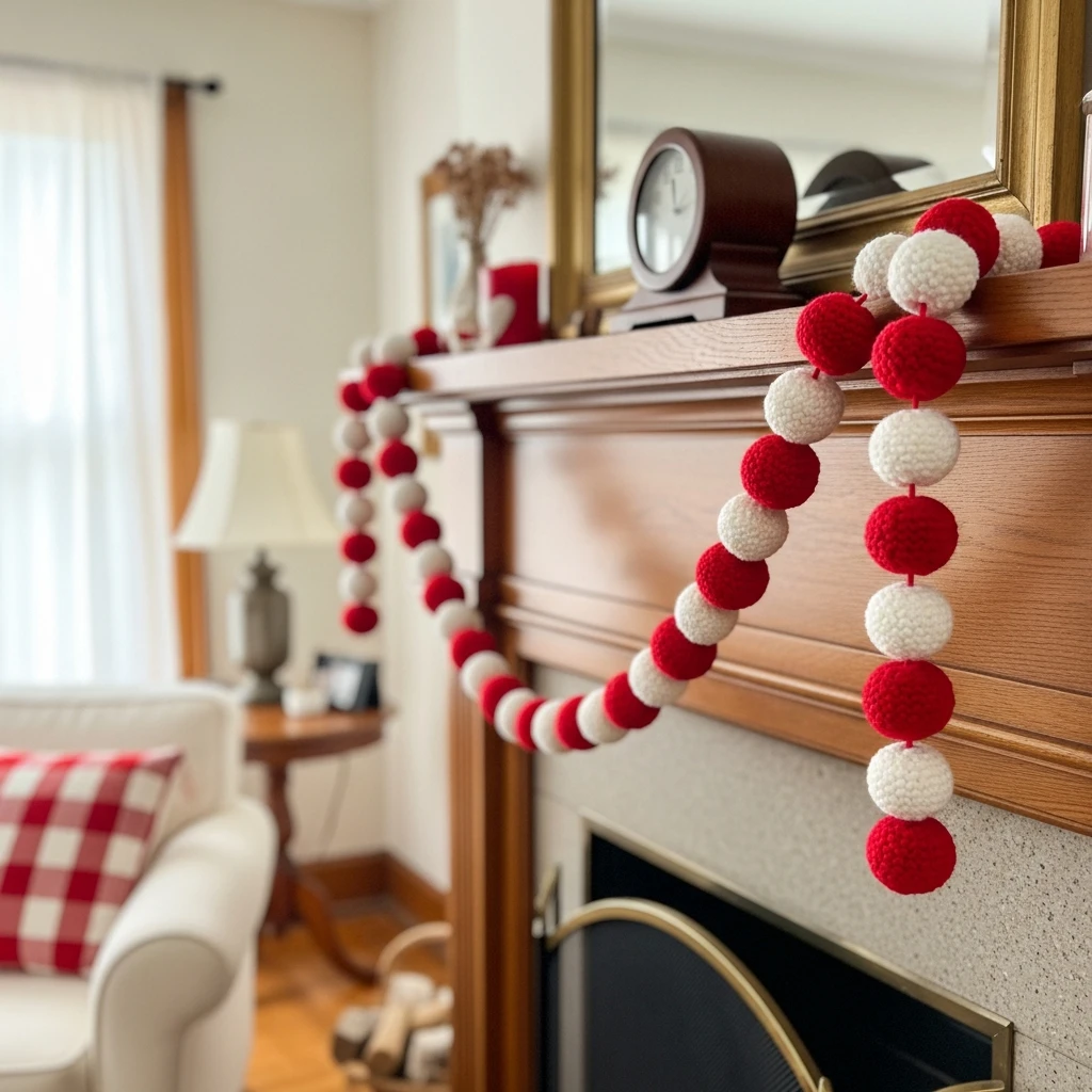 Timeless Red and White - 50 Beautiful and Budget-Friendly Valentine's Mantel Decor Ideas
