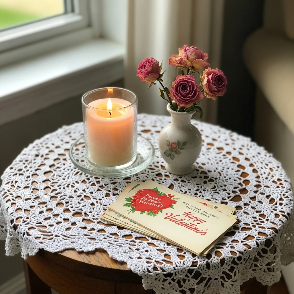 Lace Doily Layering - 50 Vintage Valentine Decorations That Look Beautiful and Budget-Friendly