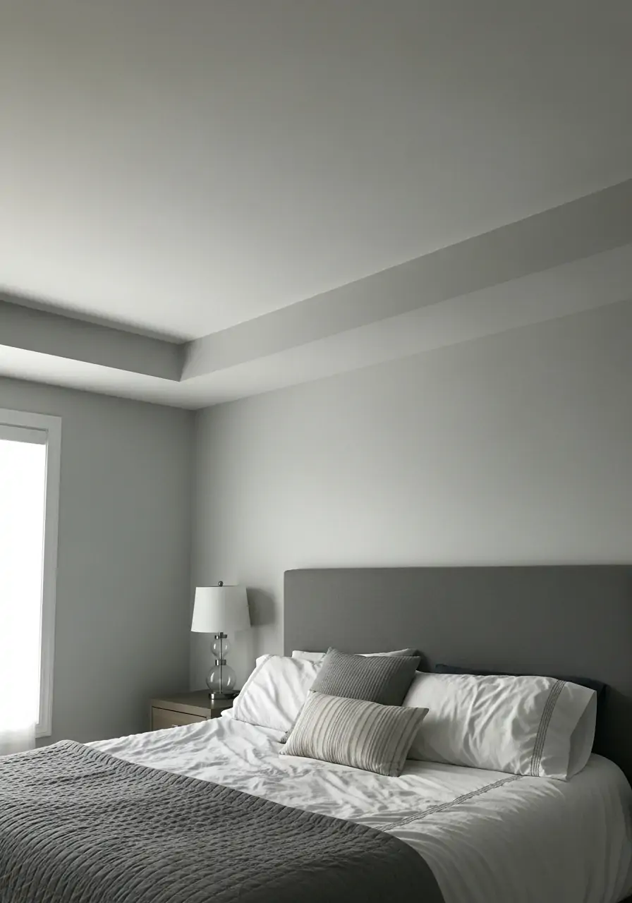 Simple Single-Layer Drop Ceiling - 50 Best Down Ceiling Design Bedrooms Ideas