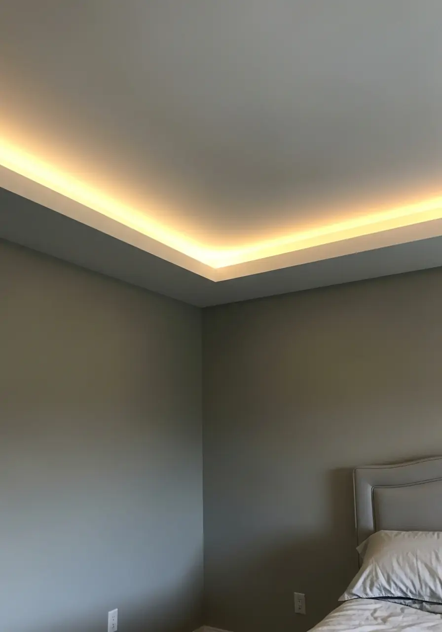 Narrow Cove Light Border - 50 Best Down Ceiling Design Bedrooms Ideas