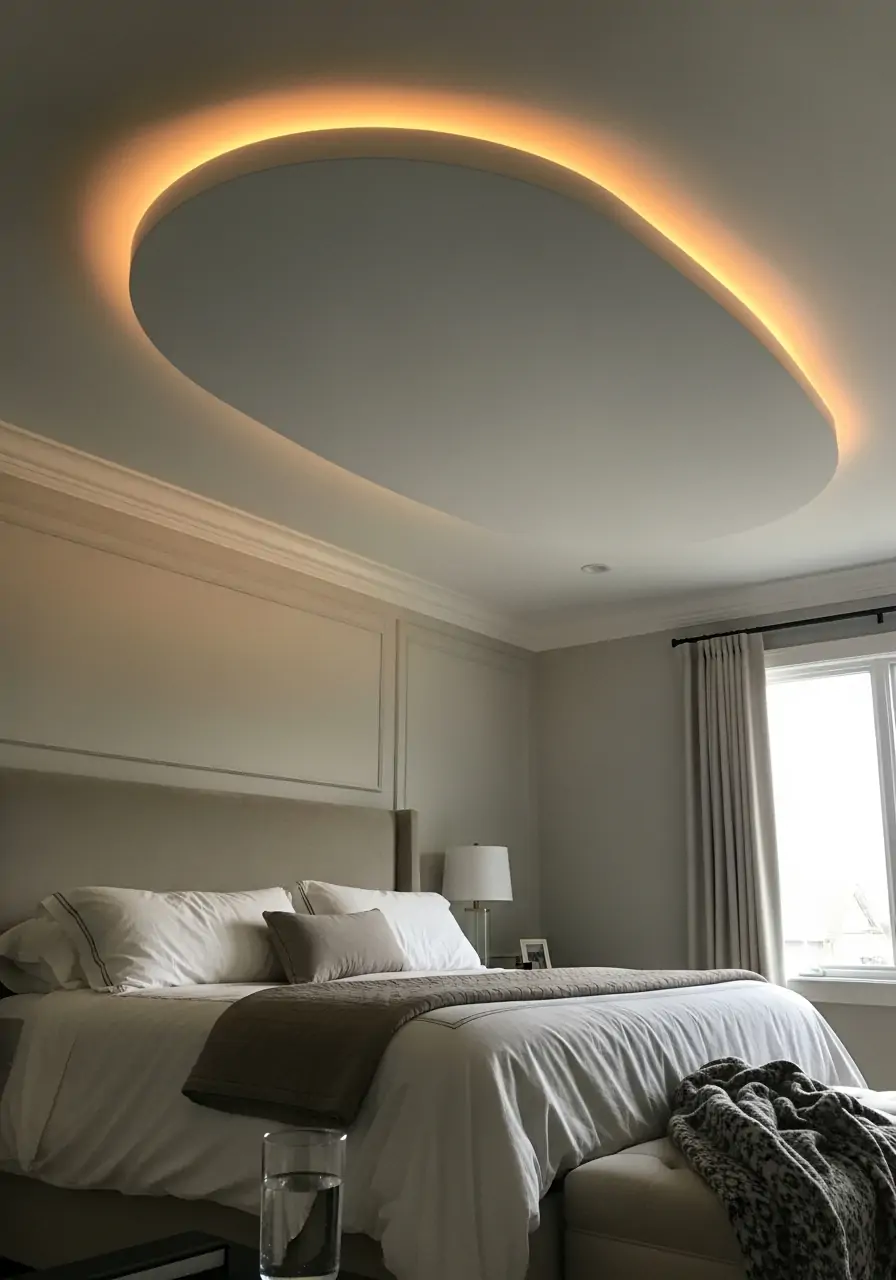 Elegant Oval Ceiling Shape - 50 Best Down Ceiling Design Bedrooms Ideas