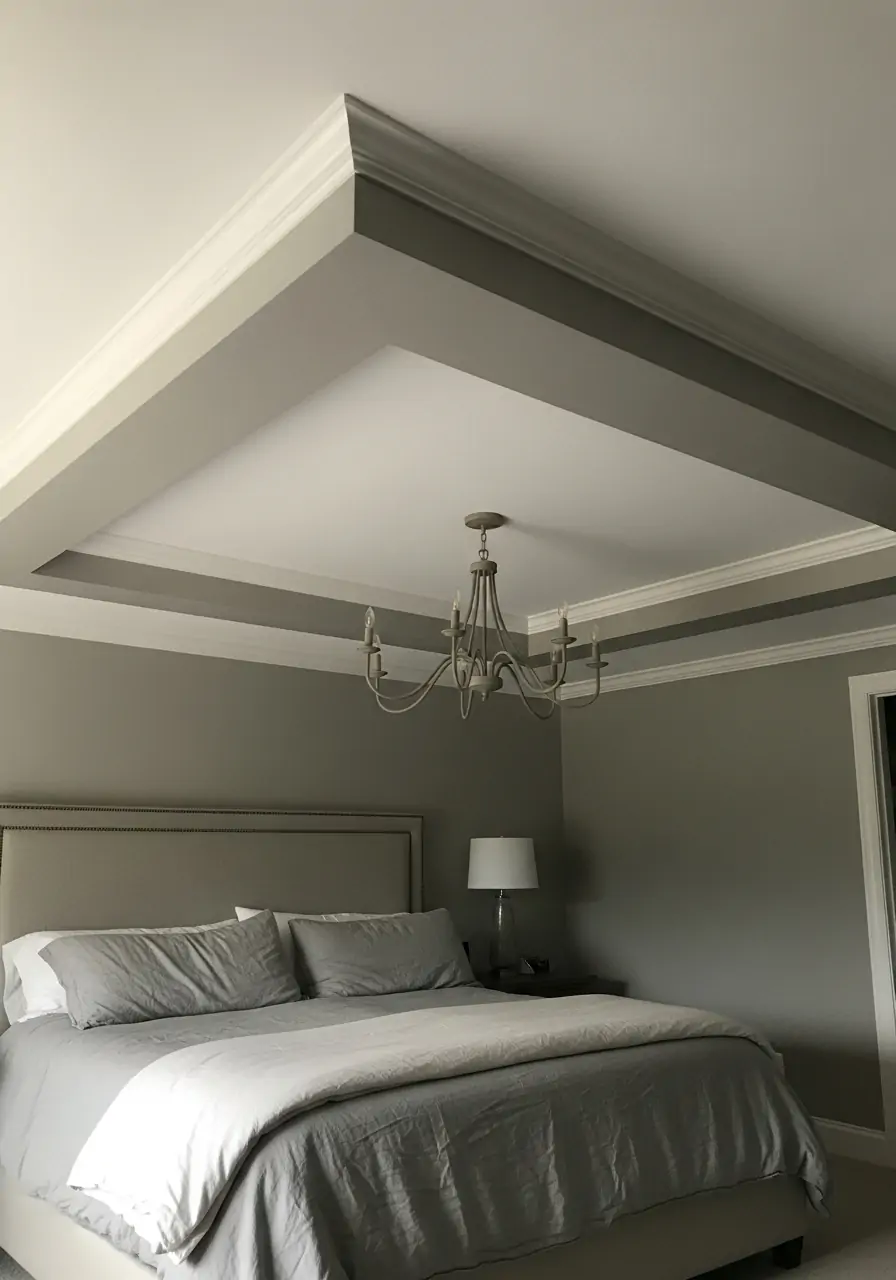 Drop Framing Statement Light - 50 Best Down Ceiling Design Bedrooms Ideas