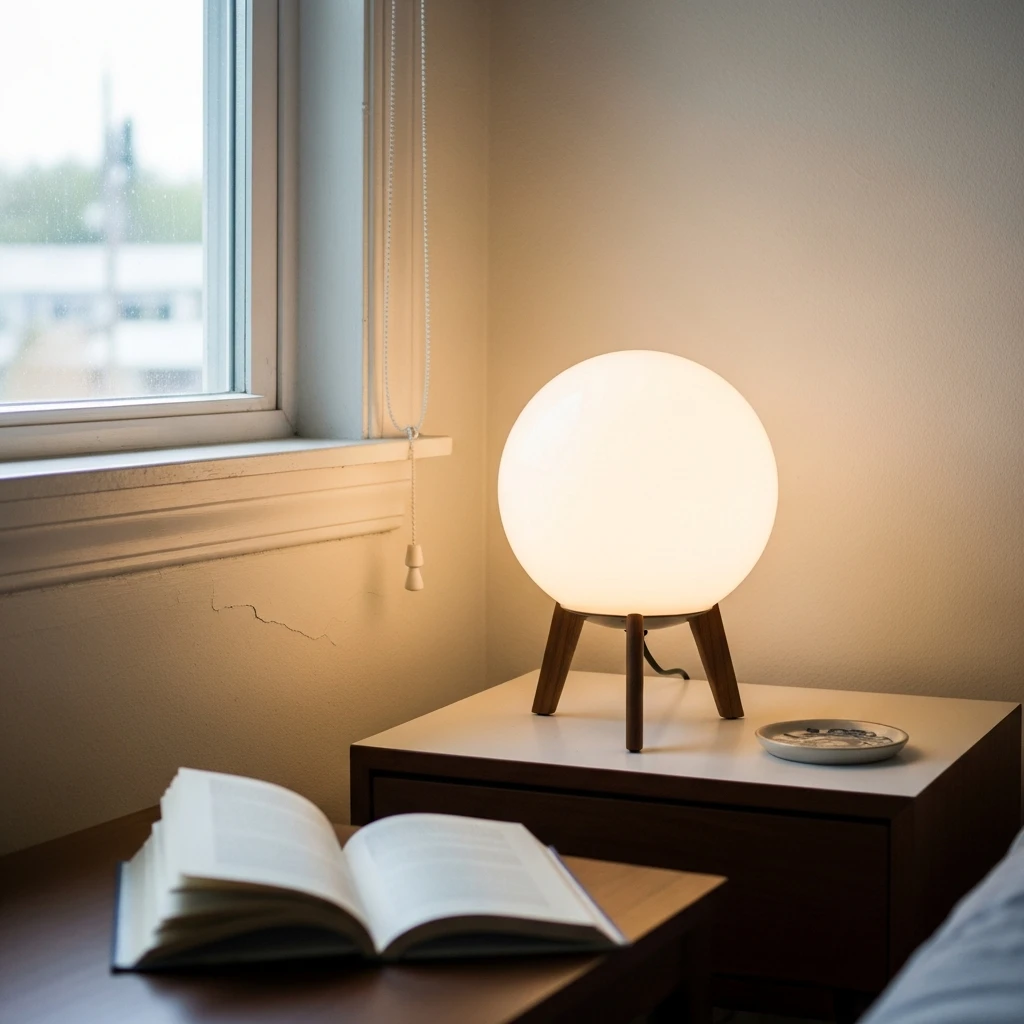 Globe Table Lamps - 50 Budget-Friendly Mid Century Modern Apartment Decor Ideas