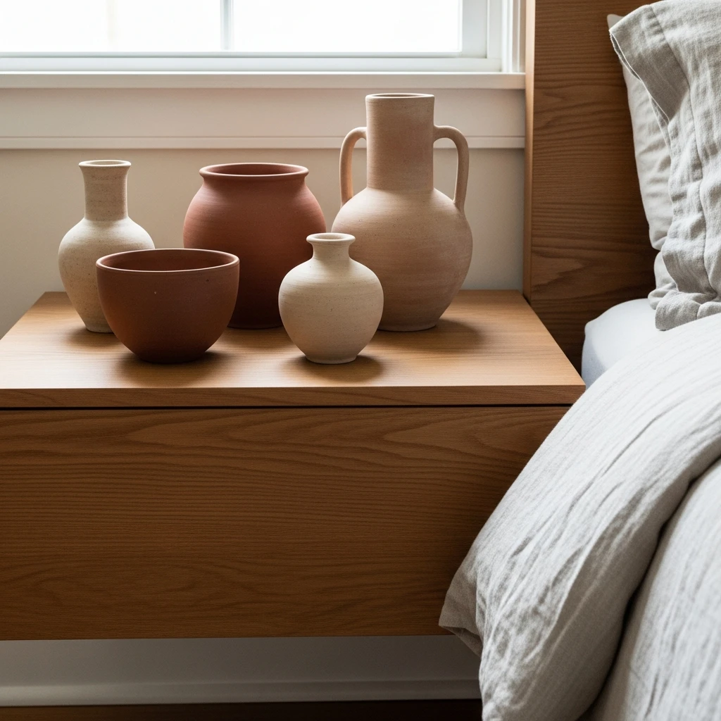 Earthy Clay Pots - 50 Beautiful Modern Boho Bedroom Ideas for a Cozy Update