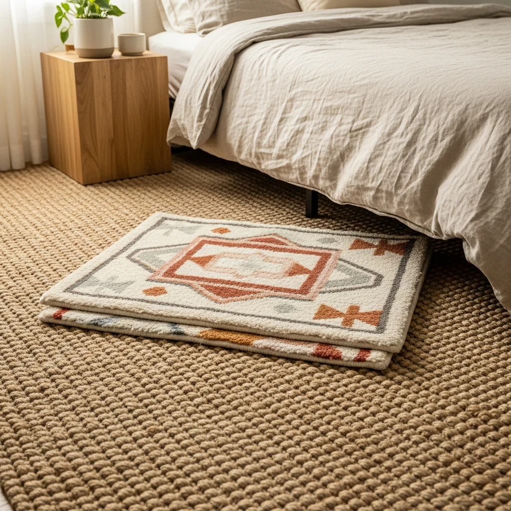 Cozy Layered Rugs - 50 Beautiful Modern Boho Bedroom Ideas for a Cozy Update