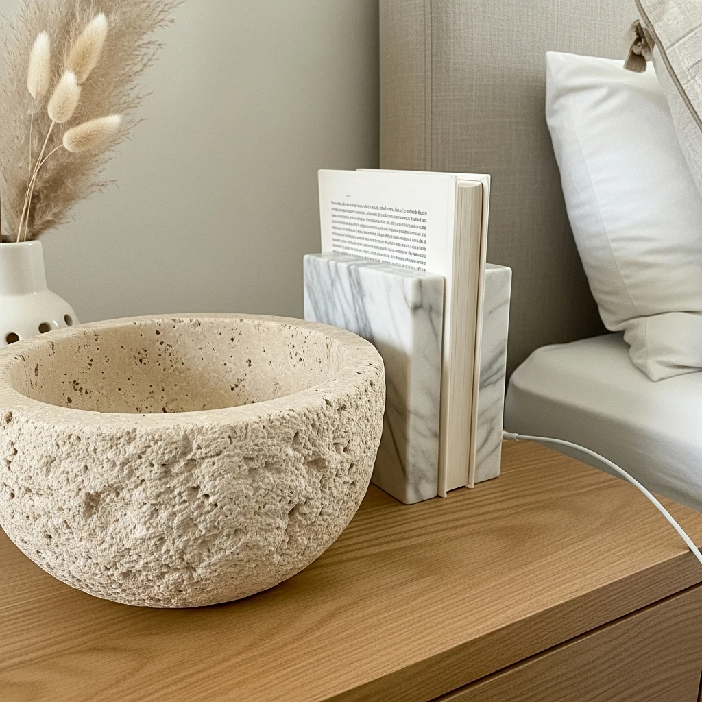 Natural Stone Decor - 50 Beautiful Modern Boho Bedroom Ideas for a Cozy Update