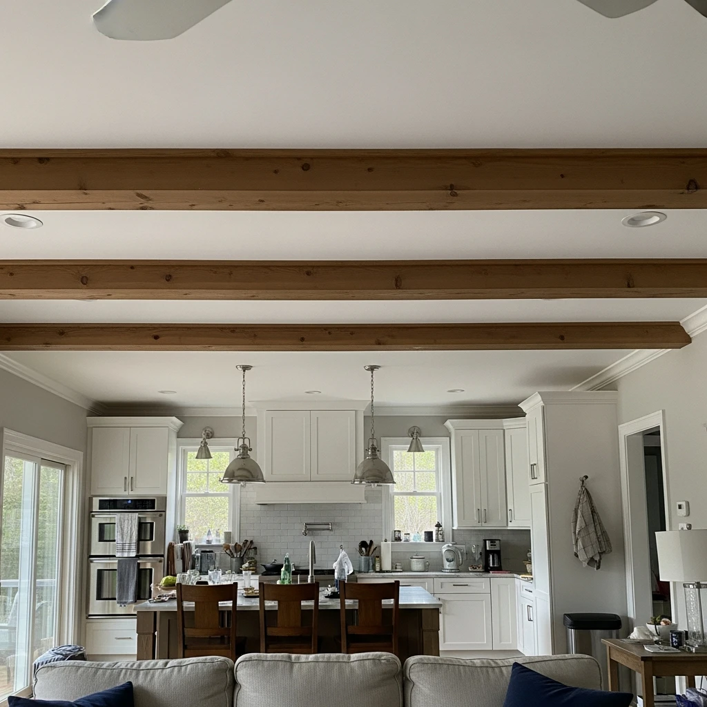 Define Zone Overhead - 50 Beautiful & Simple Open Kitchen Partition Ideas (No Major Reno Needed!)