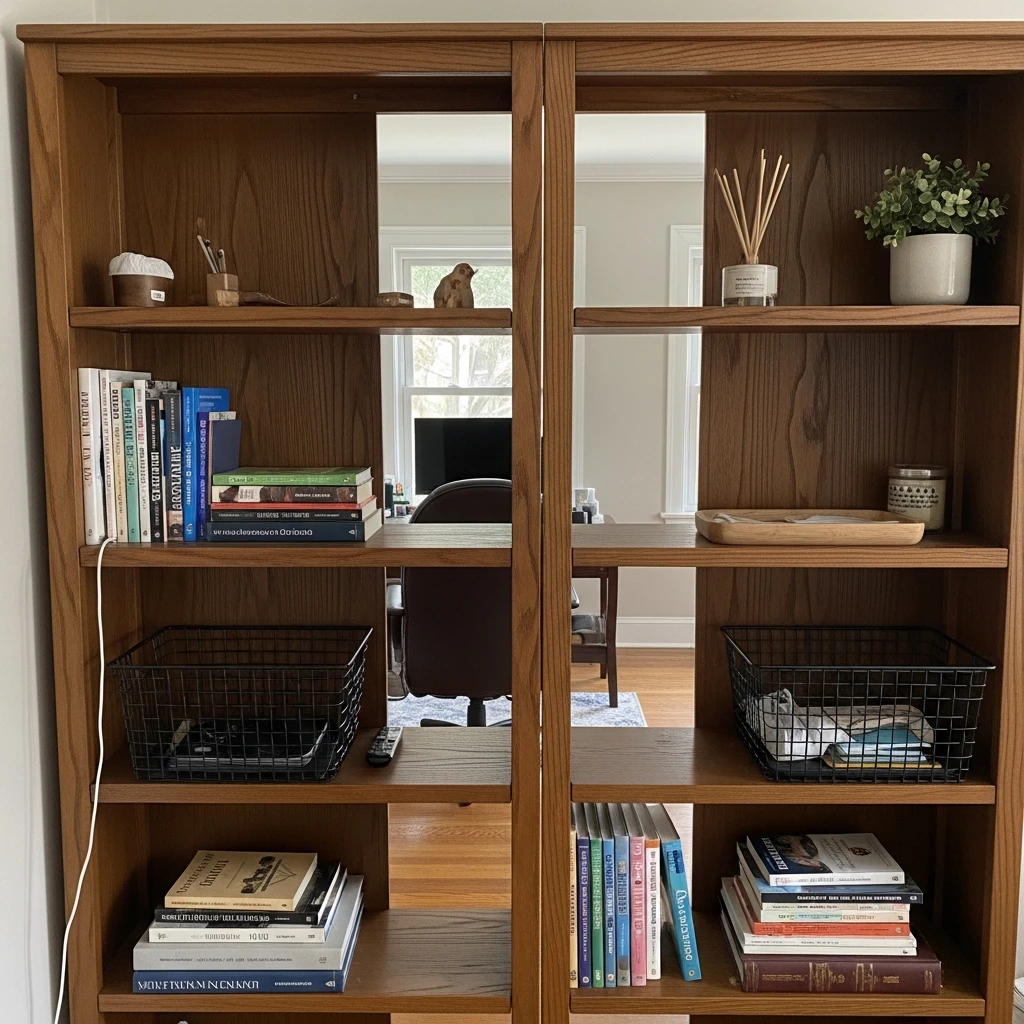 Storage and Bookcase - 50 Beautiful & Simple Open Kitchen Partition Ideas (No Major Reno Needed!)