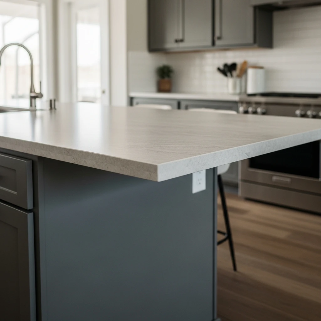 Floating Counter Extension - 50 Beautiful & Simple Open Kitchen Partition Ideas (No Major Reno Needed!)