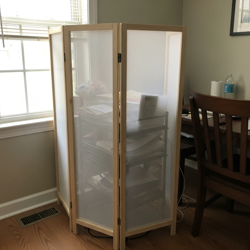 Instant Portable Privacy - 50 Beautiful & Simple Open Kitchen Partition Ideas (No Major Reno Needed!)