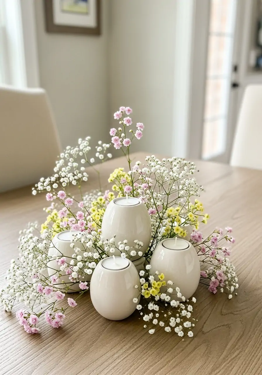 Egg Candle Holders - 50 Simple Spring Centerpiece Ideas You Need To Pin Now