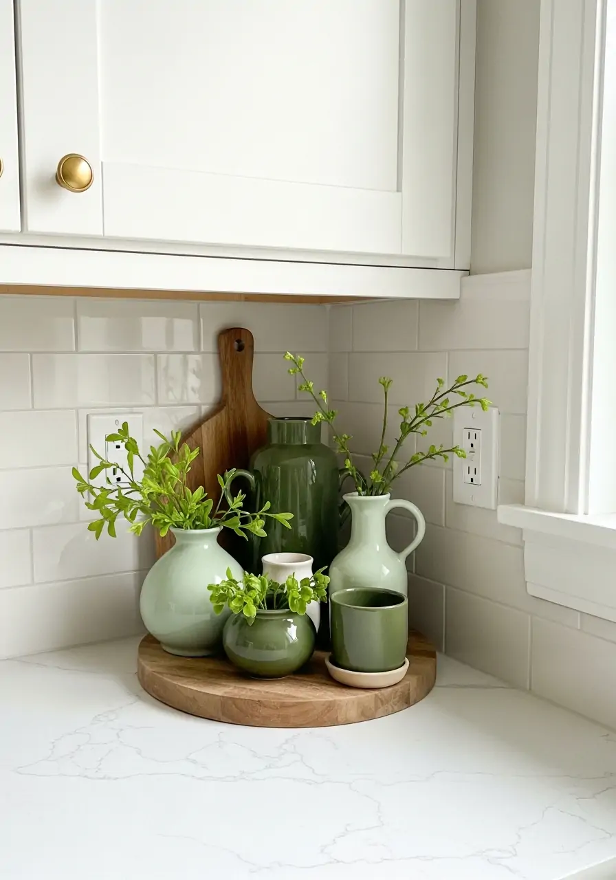 Soft Green Decor - 50 Spring Kitchen Decor Ideas
