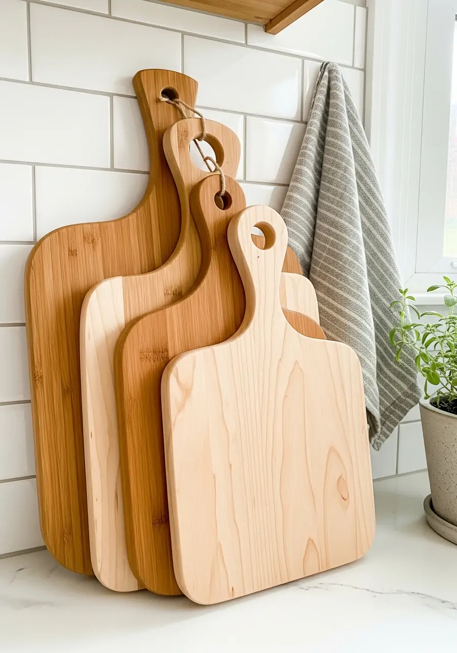 Decorative Cutting Boards - 50 Spring Kitchen Decor Ideas